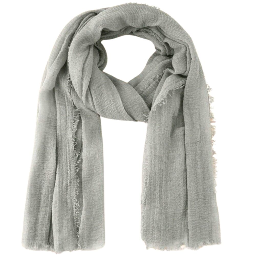9686 Cotton Scarf For Women Lightweight, Shawl Wraps Soft